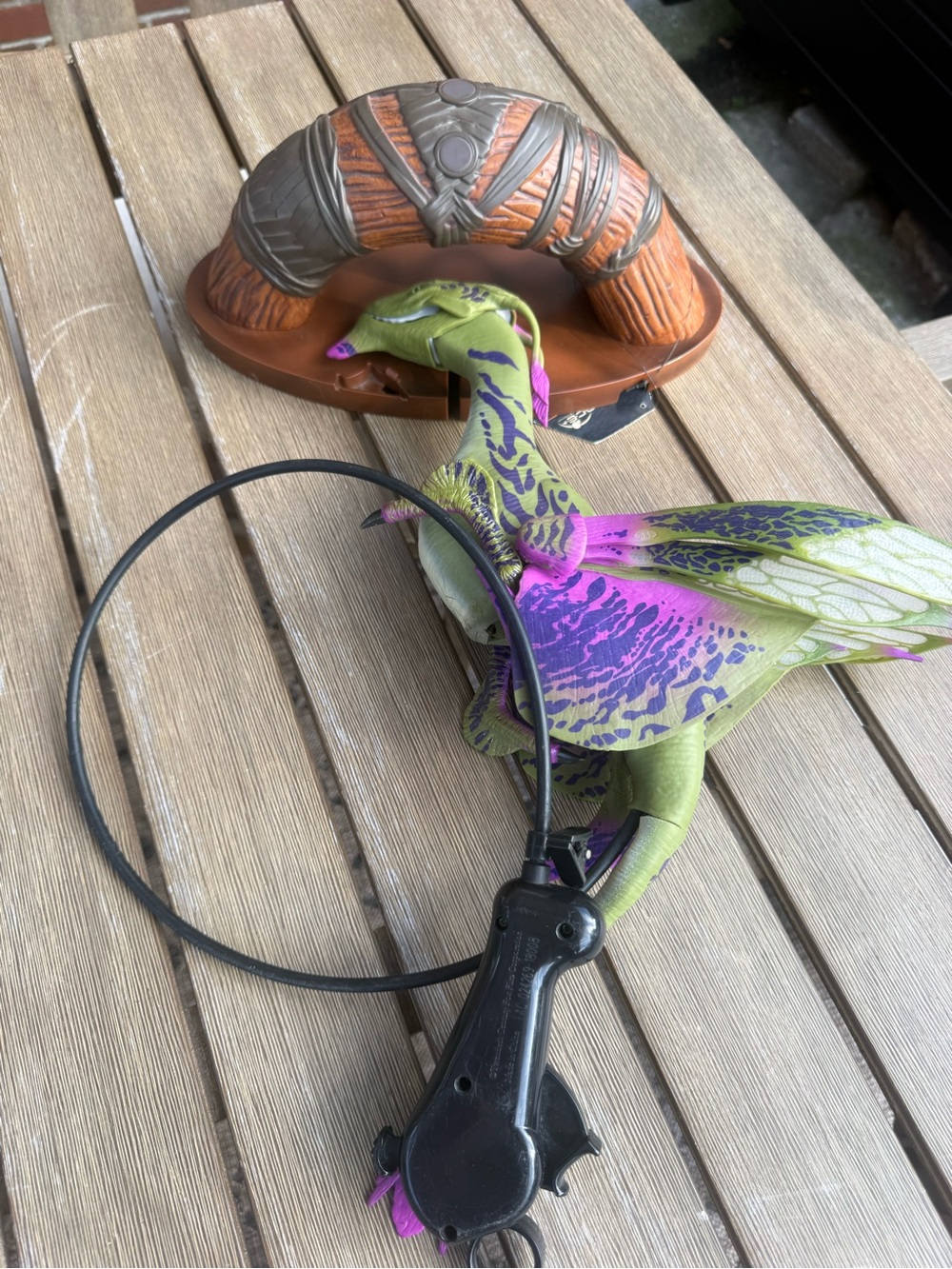 Disney Parks Avatar Green Purple Interactive Banshee With Perch & Controller